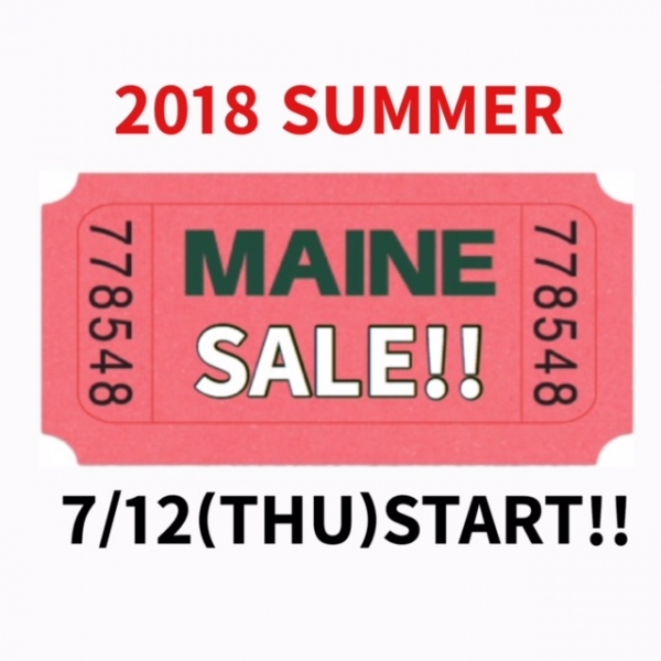 “SUMMER SALE”のお知らせ!